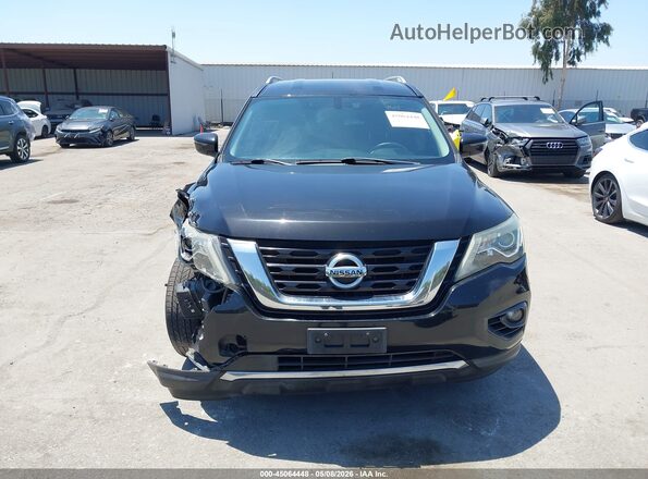 5N1DR2MN4JC610438 2018 NISSAN PATHFINDER Черный Вид задней части салона