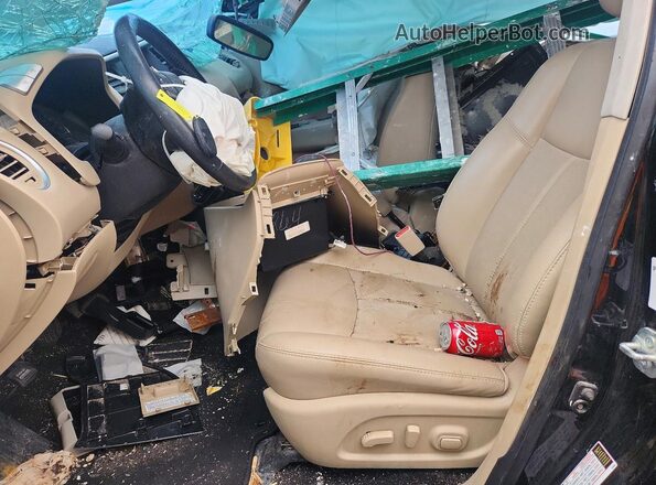 5N1DR2MN4KC609968 2019 NISSAN PATHFINDER Черный Вид салона спереди