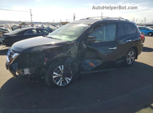 5N1DR2MN4KC648172 2019 NISSAN PATHFINDER Black წინა მარცხენა ხედი სამი მეოთხედიდან