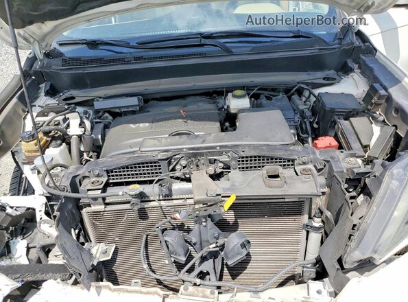 5N1DR2MN5HC681366 2017 NISSAN PATHFINDER White Vista del compartimento del motor