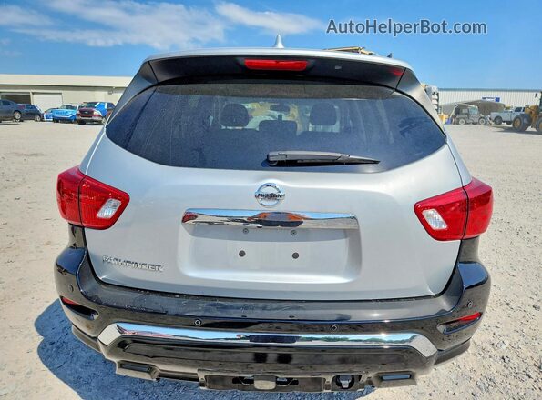 5N1DR2MN5KC596695 2019 NISSAN PATHFINDER Серебряный Вид сзади