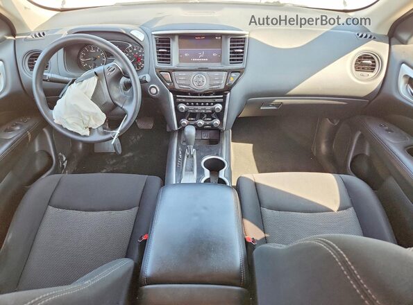 5N1DR2MN5KC596695 2019 NISSAN PATHFINDER Серебряный Вид панели приборов
