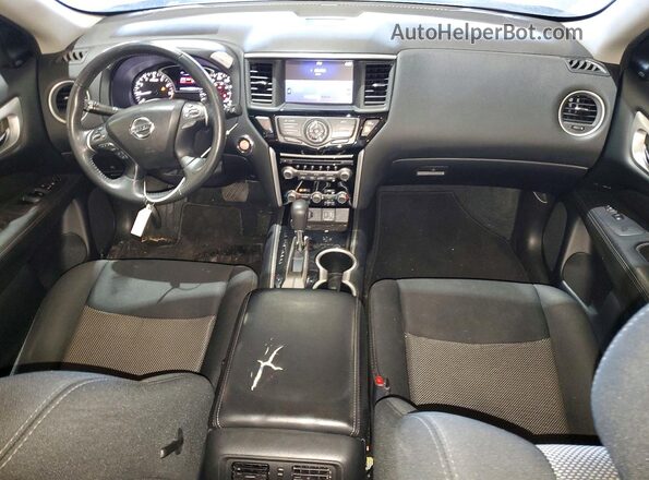 5N1DR2MN5KC609199 2019 NISSAN PATHFINDER Черный Вид панели приборов