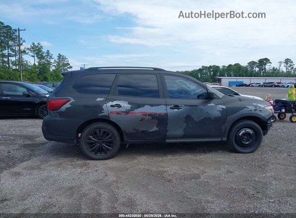 5N1DR2MN5KC618713 2019 NISSAN PATHFINDER Серый Вид задней части салона