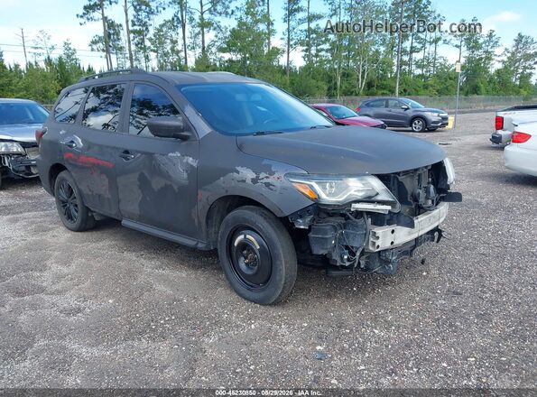 5N1DR2MN5KC618713 2019 NISSAN PATHFINDER Серый Передняя правая четверть