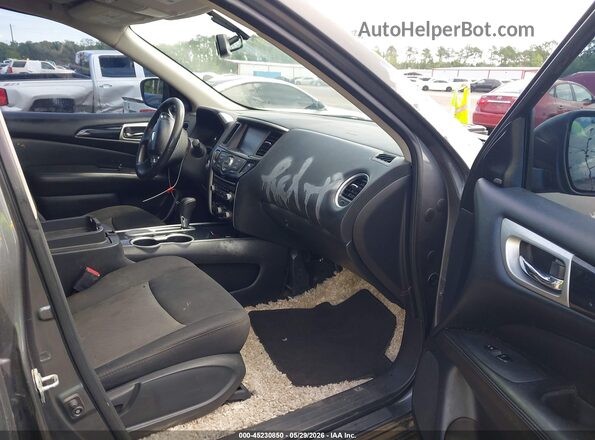 5N1DR2MN5KC618713 2019 NISSAN PATHFINDER Серый Вид салона спереди
