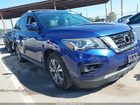 2017 Nissan Pathfinder S Blue vin: 5N1DR2MN6HC699049