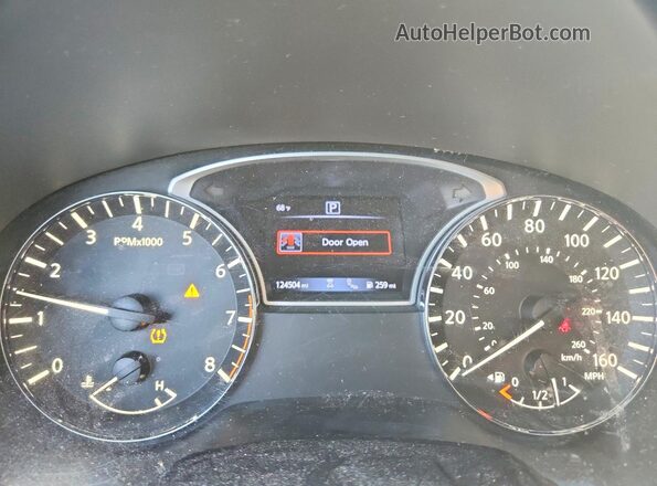 5N1DR2MN7HC693325 2017 NISSAN PATHFINDER Черный Вид щитка приборов