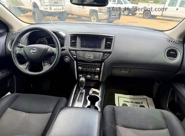 5N1DR2MN7JC606688 2018 NISSAN PATHFINDER Blue ხელსაწყოთა პანელის ხედი