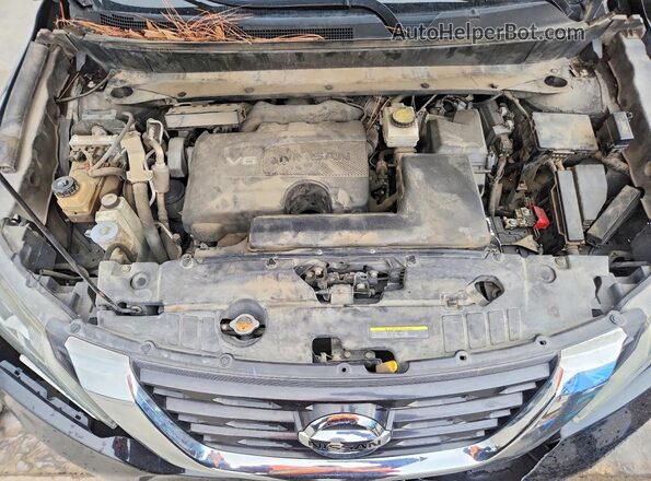5N1DR2MN7KC587318 2019 NISSAN PATHFINDER Черный Вид подкапотного пространства