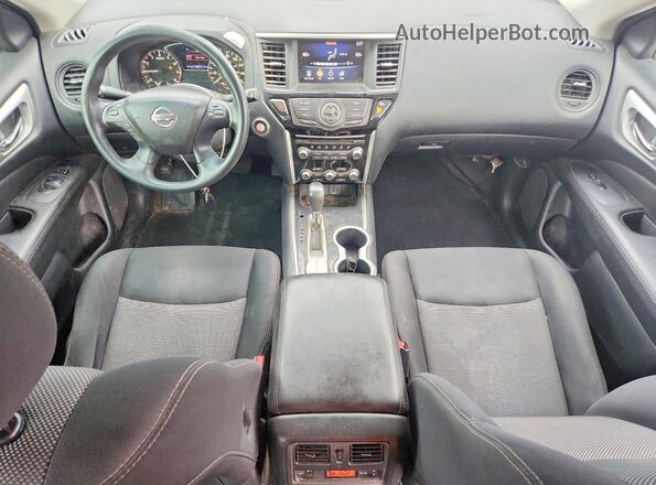 5N1DR2MN7KC587318 2019 NISSAN PATHFINDER Черный Вид панели приборов
