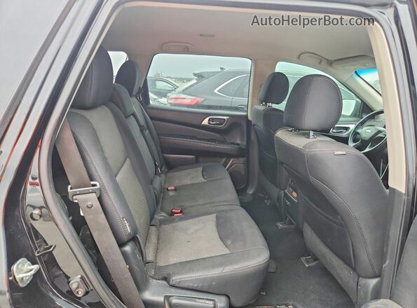 5N1DR2MN7KC587318 2019 NISSAN PATHFINDER Черный Вид задней части салона