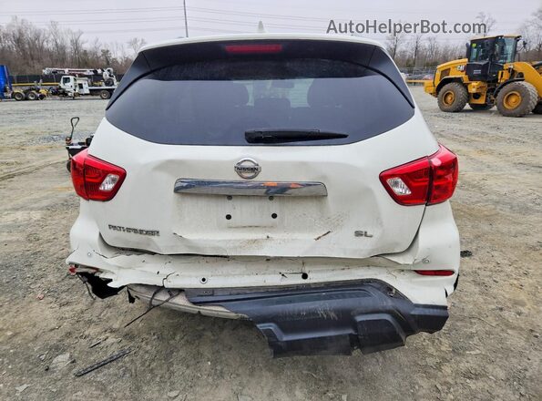 5N1DR2MN7KC603758 2019 NISSAN PATHFINDER White უკანა ხედი