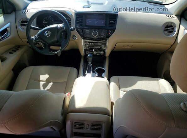 5N1DR2MN8HC626491 2017 NISSAN PATHFINDER Белый Вид панели приборов