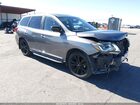 2017 Nissan Pathfinder Platinum Gray vin: 5N1DR2MN8HC677280