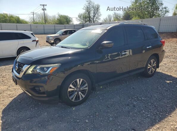 5N1DR2MN8HC906220 2017 NISSAN PATHFINDER Black Vista tres cuartos delantera izquierda
