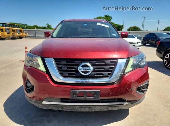 5N1DR2MN8JC613682 2018 NISSAN PATHFINDER Red Դիմացի տեսք