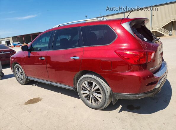 5N1DR2MN8JC613682 2018 NISSAN PATHFINDER Red Հետևի ձախ