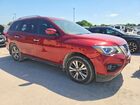 2018 Nissan Pathfinder Sl Red vin: 5N1DR2MN8JC613682