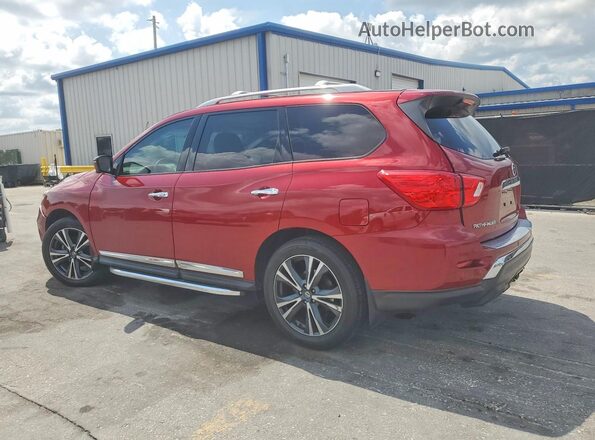 5N1DR2MN8JC626402 2018 NISSAN PATHFINDER Красный Задняя левая четверть