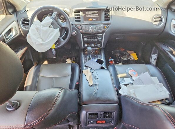 5N1DR2MN8KC625400 2019 NISSAN PATHFINDER Серый Вид панели приборов