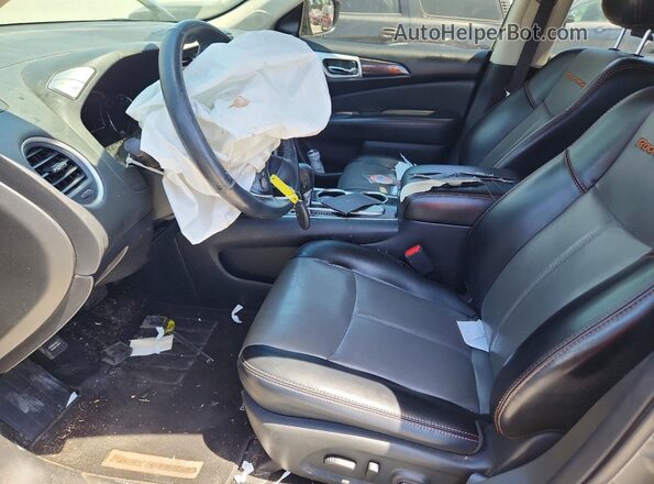 5N1DR2MN8KC625400 2019 NISSAN PATHFINDER Серый Вид салона спереди