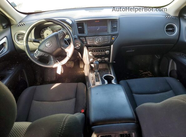 5N1DR2MN8KC638289 2019 NISSAN PATHFINDER White Widok deski rozdzielczej