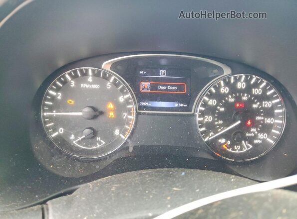 5N1DR2MN9HC689891 2017 NISSAN PATHFINDER Синий Вид щитка приборов