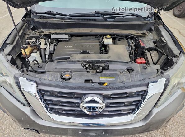 5N1DR2MN9JC620396 2018 NISSAN PATHFINDER Charcoal Вид задньої частини салону