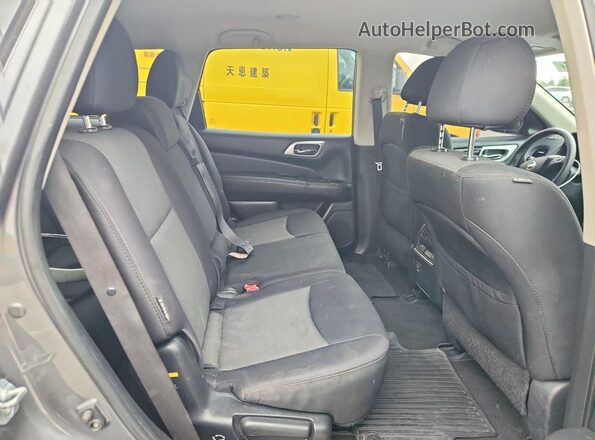 5N1DR2MN9JC620396 2018 NISSAN PATHFINDER Charcoal Вид задніх сидінь
