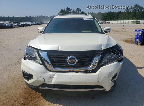 5N1DR2MN9JC667377 2018 NISSAN PATHFINDER White Вид спереду