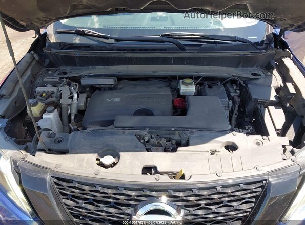 5N1DR2MN9KC637376 2019 NISSAN PATHFINDER Dark Blue Вид ззаду