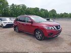 2017 Nissan Pathfinder Sl Red vin: 5N1DR2MNXHC646337