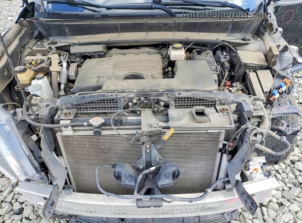5N1DR2MNXJC640835 2018 NISSAN PATHFINDER Черный Вид подкапотного пространства