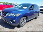 2018 Nissan Pathfinder S Blue vin: 5N1DR2MNXJC678162