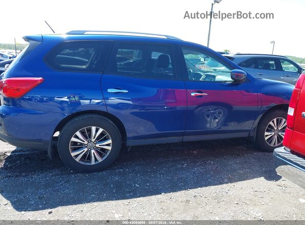 5N1DR2MNXJC678162 2018 NISSAN PATHFINDER Blue Widok wnętrza z tyłu