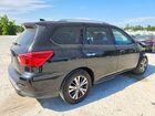 2019 Nissan Pathfinder S Черный vin: 5N1DR2MNXKC609814
