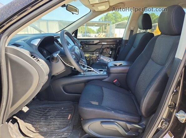 5N1DR2MNXKC609814 2019 NISSAN PATHFINDER Черный Вид салона спереди