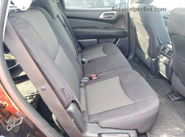 5N1DR2MNXKC609814 2019 NISSAN PATHFINDER Черный Вид задней части салона