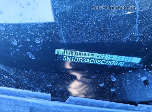5N1DR3AC0SC237070 2025 NISSAN PATHFINDER Black Vista de la etiqueta del VIN