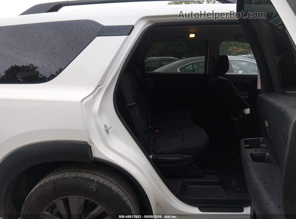 5N1DR3BA7RC298312 2024 NISSAN PATHFINDER White VIN კოდის სტიკერის ხედი