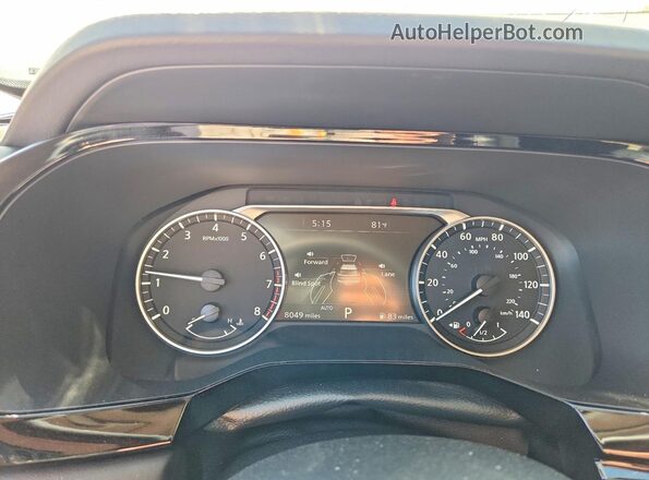 5N1DR3CC1SC277512 2025 NISSAN PATHFINDER Серый Вид щитка приборов