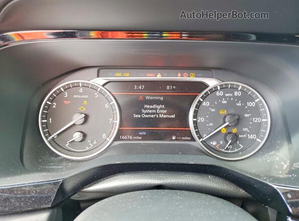 5N1DR3CD0RC283062 2024 NISSAN PATHFINDER Black Widok zestawu wskaźników