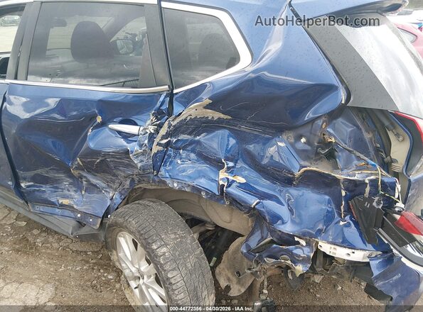 5N1ET2MV8HC830665 2017 NISSAN ROGUE HYBRID Blue Widok z przodu