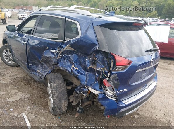 5N1ET2MV8HC830665 2017 NISSAN ROGUE HYBRID Blue Tył lewy