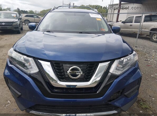 5N1ET2MV8HC830665 2017 NISSAN ROGUE HYBRID Blue Widok zestawu wskaźników