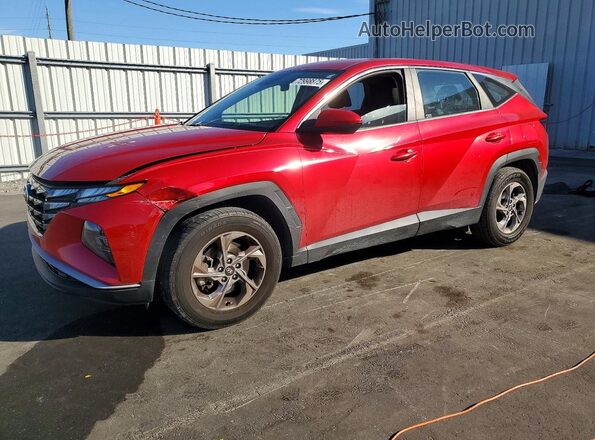 5NMJA3AE7NH003580 2022 HYUNDAI TUCSON Красный Передняя левая четверть