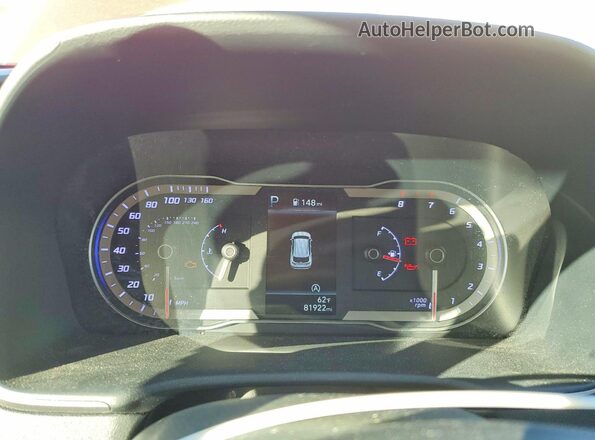 5NMJA3AE7NH003580 2022 HYUNDAI TUCSON Красный Вид щитка приборов