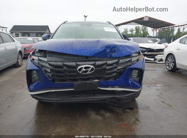 5NMJB3AE8PH268539 2023 HYUNDAI TUCSON Синий Вид задней части салона