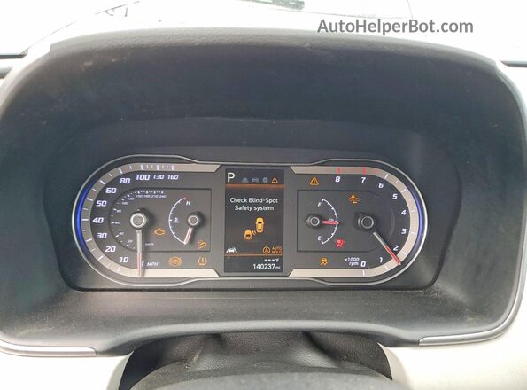5NMJBCAE0PH229489 2023 HYUNDAI TUCSON Черный Вид щитка приборов